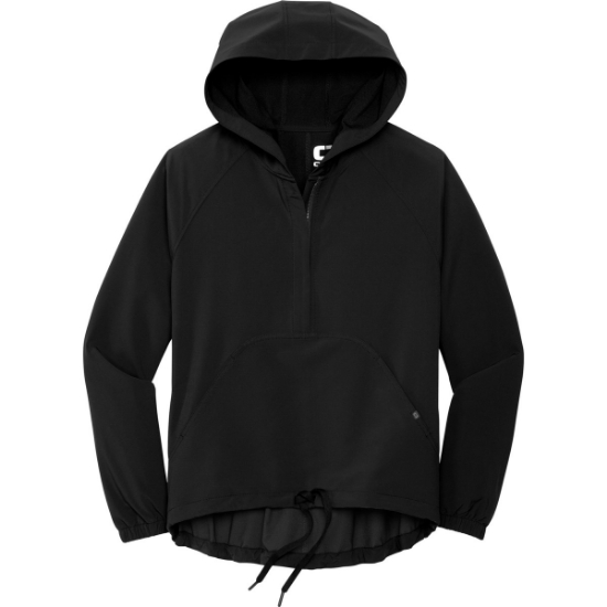Custom OGIO Womens Connection Anorak Blacktop Black