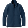 Custom OGIO Womens Kinetic Soft Shell River Blue Navy