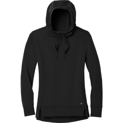 Custom OGIO Womens Luuma Pullover Fleece Hoodie. Blacktop Black
