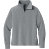 Custom OGIO Womens Luuma 1/2-Zip Petrol Gray Heather