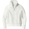 Custom OGIO Womens Luuma Sherpa Full-Zip. Ivory Snow White