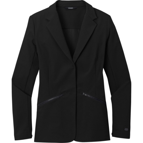 Custom OGIO Womens Fusion Blazer Blacktop