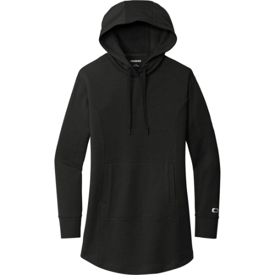 Custom OGIO Womens Luuma Flex Tunic Blacktop