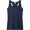 Custom Port & Co Womens Performance Tank True Navy Blue