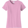 Custom Port & Co Womens Fan Favorite Tee. Candy Pink