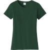 Custom Port & Co Womens Fan Favorite Tee. Forest Green