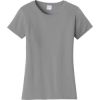 Custom Port & Co Womens Fan Favorite Tee. Medium Grey