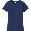Custom Port & Co Womens Fan Favorite Tee. Team Navy Blue