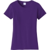 Custom Port & Co Womens Fan Favorite Tee. Team Purple
