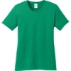 Custom Port & Co Womens Core Cotton Tee. Kelly Green