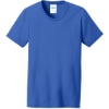 Custom Port & Co Womens Core Blend Tee. Royal Blue