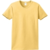 Custom Port & Co Womens Essential Tee. Daffodil Yelow
