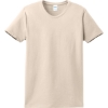Custom Port & Co Womens Essential Tee. Natural Beige