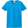 Custom Port & Co Womens Essential Tee. Sapphire