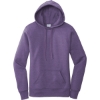 Custom Port & Co Womens Core Fleece Pullover Hooded Sweatshirt Heather Purple