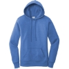 Custom Port & Co Womens Core Fleece Pullover Hooded Sweatshirt Heather Royal Blue