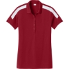 Custom Sport-Tek Womens Competitor United Polo Deep Red/White