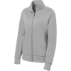 Custom Sport-Tek Womens Sport-Wick Fleece Full-Zip Jacket. Silver