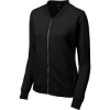Custom Sport-Tek Womens Lightweight French Terry Bomber Black