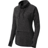 Custom Sport-Tek Womens Triumph Cowl Neck Pullover Black Heather