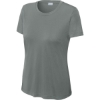 Custom Sport-Tek Womens PosiCharge Competitor Tee. Grey Concrete