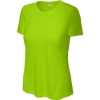 Custom Sport-Tek Womens PosiCharge Competitor Tee. Lime Shock Green