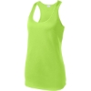 Custom Sport-Tek Womens PosiCharge Competitor Racerback Tank. Lime Shock Green