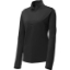 Custom Sport-Tek Womens PosiCharge Competitor 1/4-Zip Pullover. Black