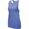 Custom Sport-Tek Womens PosiCharge Tri-Blend Wicking Tank. True Royal Blue Heather