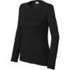 Custom Sport-Tek Womens Posi-UV Pro Long Sleeve Black
