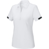 Custom Sport-Tek Womens Club Colorblock Polo White/Black