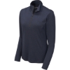 Custom Sport-Tek Womens Endeavor 1/2-Zip Pullover. Deep Navy Blue Heather