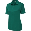 Custom Sport-Tek Womens Posi-UV Pro Polo. Marine Green