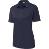 Custom Sport-Tek Womens Posi-UV Pro Polo. True Navy Blue