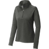 Custom Sport-Tek Womens Sport-Wick Flex Fleece 1/4-Zip. Dark Gray Heather