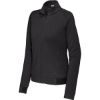 Custom Sport-Tek Womens PosiCharge Strive Full-Zip Black