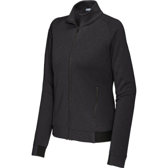 Custom Sport-Tek Womens PosiCharge Strive Full-Zip Black