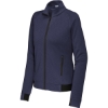 Custom Sport-Tek Womens PosiCharge Strive Full-Zip True Navy Blue
