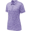 Custom Sport-Tek Womens PosiCharge Electric Heather Polo. Purple Electrc