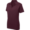 Custom Sport-Tek Womens PosiCharge RacerMesh Polo. Maroon Red