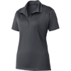 Custom Sport-Tek Womens Micropique Sport-Wick Polo. Iron Grey