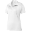 Custom Sport-Tek Womens Micropique Sport-Wick Polo. White
