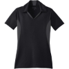 Custom Sport-Tek Womens Side Blocked Micropique Sport-Wick Polo. Black/Iron Gray