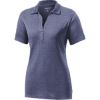 Custom Sport-Tek Womens Heather Contender Polo. True Navy Blue Heather