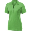 Custom Sport-Tek Womens Heather Contender Polo. Turf Green Heather