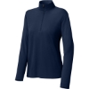 Custom Sport-Tek Womens Micropique Sport-Wick 1/4-Zip True Navy Blue