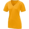 Custom Sport-Tek Womens Ultimate Performance V-Neck. Gold