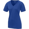 Custom Sport-Tek Womens Ultimate Performance V-Neck. True Royal Blue