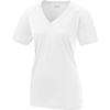 Custom Sport-Tek Womens Ultimate Performance V-Neck. White