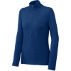 Custom Sport-Tek Womens Exchange 1.5 Long Sleeve 1/2-Zip True Royal Blue Heather